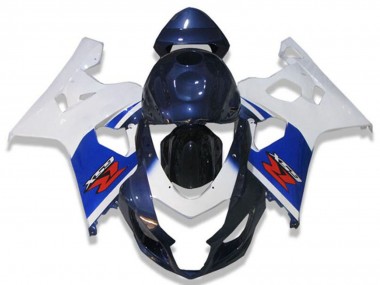 Carenagens Moto Suzuki GSXR 600/750 2004-2005 - Branco Azul Preto Vermelho