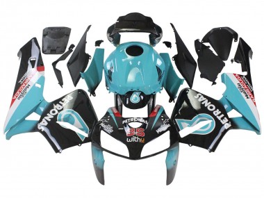 Carenagens Moto Honda CBR600RR 2005-2006 - Azul Claro Preto 35
