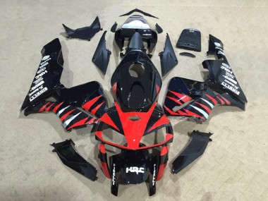 Carenagens Moto Honda CBR600RR 2005-2006 - Preto Brilhante Vermelho Branco HRC