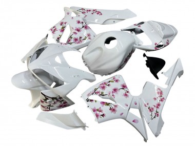 Carenagens Moto Honda CBR600RR 2005-2006 - Branco Cherry Blossom