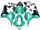 Carenagem Moto Honda CBR600RR 2007-2008 - Verde Preto Brilhante
