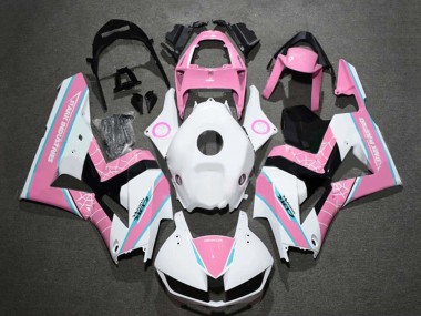 Carenagens Moto Honda CBR600RR 2009-2012 - Branco Rosa Azul