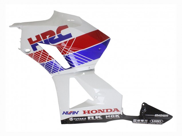 Carenagem Moto Honda CBR600RR 2013-2023 - Branco Vermelho Azul HRC