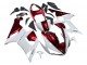 Carenagens Moto Kawasaki ZX6R 2005-2006 - Branco Vermelho