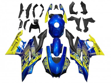 Carenagens Moto Yamaha YZF R3/R25 2019-2021 - Amarelo Azul Preto Motul