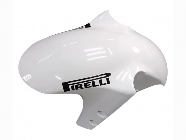 Carenagens Moto Yamaha YZF 1000 R1 1998-1999 - Branco Preto Brilhante