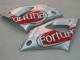 Carenagens Moto Yamaha YZF 1000 R1 2000-2001 - Prata Vermelho Fortuna Motul