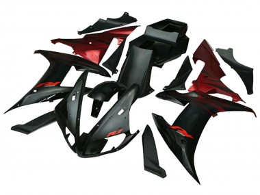Carenagens Moto Yamaha YZF 1000 R1 2002-2003 - Vermelho Preto Chama