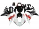 Carenagens Moto Yamaha YZF 1000 R1 2002-2003 - Branco Vermelho Preto Castrol