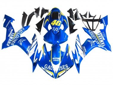 Carenagens Moto Yamaha YZF 1000 R1 2004-2006 - Azul Branco Amarelo Motul Gauloises 46