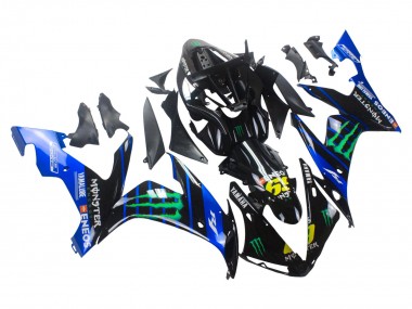 Carenagens Moto Yamaha YZF 1000 R1 2004-2006 - Azul Preto Amarelo Verde Monstro Yamalube ENEOS 69