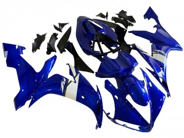 Carenagens Moto Yamaha YZF 1000 R1 2004-2006 - Azul Branco