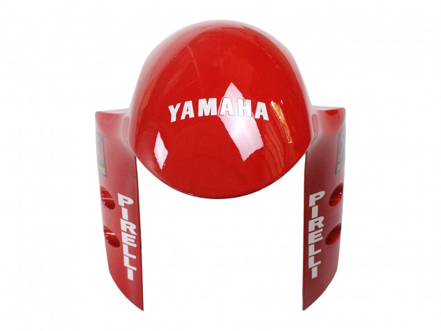 Carenagem Moto Yamaha YZF 1000 R1 2015-2019 - Branco Vermelho Preto Milwaukee