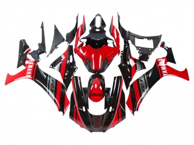 Carenagens Moto Yamaha YZF 1000 R1 2020-2025 - Vermelho Prata Preto