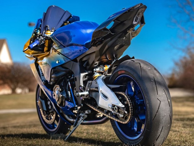 Carenagens Moto Yamaha YZF 1000 R1 2020-2025 - Azul Ouro
