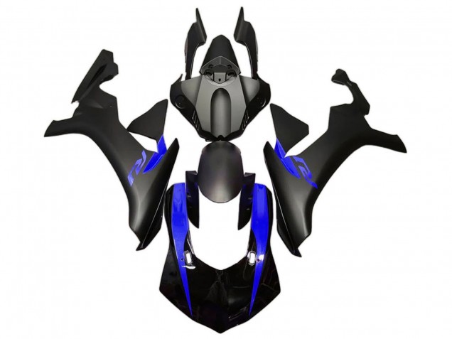 Carenagem Moto Yamaha YZF 1000 R1 2020-2025 - Azul Preto Fosco