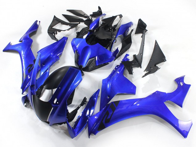 Carenagens Moto Yamaha YZF 1000 R1 2020-2025 - Azul Preto Fosco