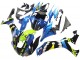 Carenagens Moto Yamaha YZF 1000 R1 2020-2025 - Azul Verde Preto Tubarão