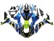 Carenagens Moto Yamaha YZF 1000 R1 2020-2025 - Azul Verde Preto Tubarão