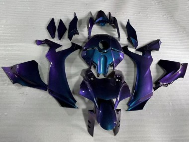 Carenagens Moto Yamaha YZF 1000 R1 2020-2025 - Gradiente Azul Roxo