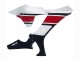 Carenagem Moto Yamaha YZF 1000 R1 2020-2025 - Branco Vermelho Preto Brilhante