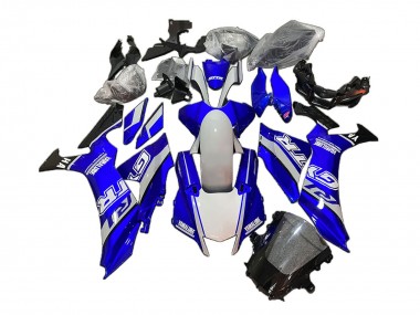 Carenagens Moto Yamaha YZF 1000 R1 2020-2025 - Branco Azul Preto Brilhante GYTR Yamalube