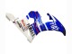Carenagens Moto Yamaha YZF R6S 2006-2009 - Branco Azul Fiat Motul Kastinee