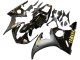 Carenagens Moto Yamaha YZF R6S 2006-2009 - Preto Brilhante Preto Fosco Ouro Decalques