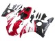 Carenagens Moto Yamaha YZF R6S 2006-2009 - Vermelho Branco Preto Fosco