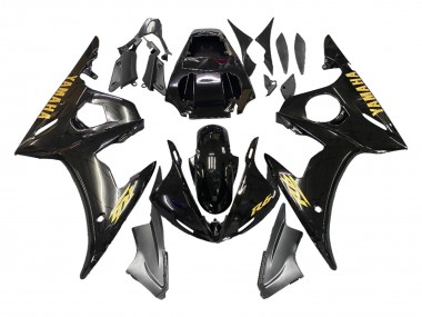 Carenagens Moto Yamaha YZF 600 R6 2005 - Preto Ouro