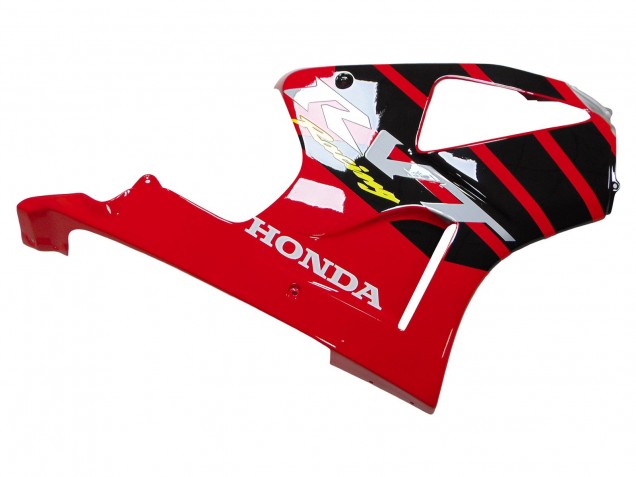 Carenagens Moto Honda VTR1000 2000-2006 - Prata Vermelho Preto Listra Corrida