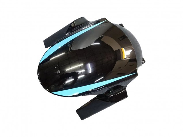 Carenagens Moto Kawasaki Z800 2013-2018 - Azul Claro Preto Brilhante