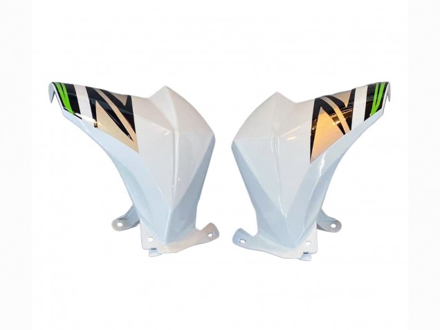 Carenagens Moto Kawasaki Z800 2013-2018 - Branco Verde Prata Preto