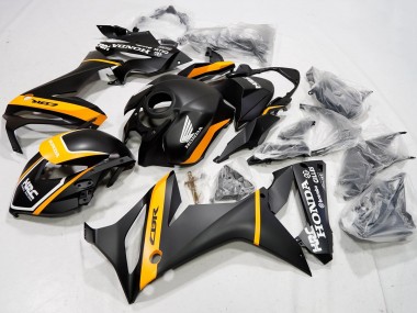 Carenagens Moto Honda CBR650R 2019-2020 - Preto Fosco Amarelo Branco