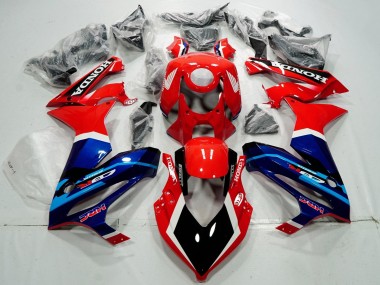 Carenagens Moto Honda CBR650R 2019-2020 - Vermelho Branco Azul Preto Brilhante HRC