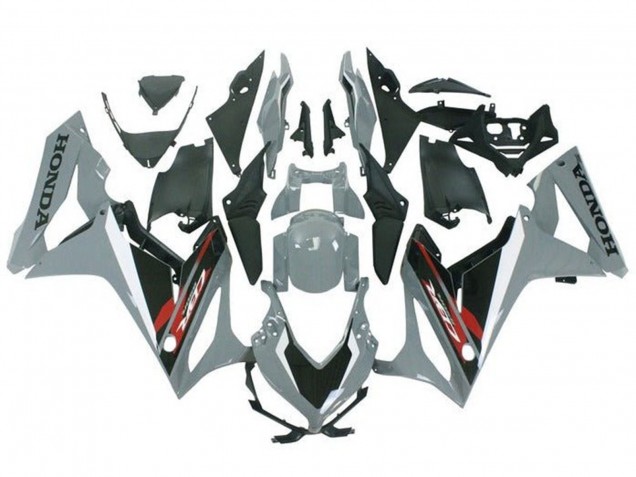 Carenagens Moto Honda CBR650R 2021-2023 - Nardo Cinzento Preto Brilhante Vermelho