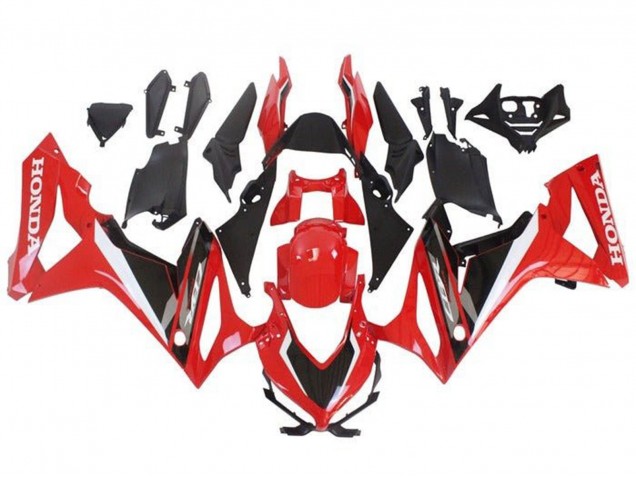 Carenagens Moto Honda CBR650R 2021-2023 - Vermelho Branco Preto