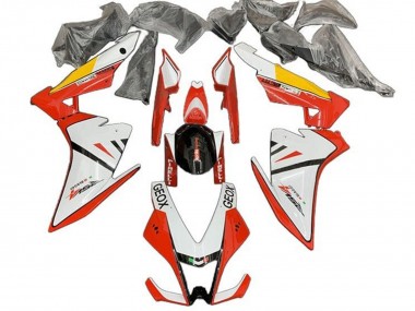 Carenagem Moto Aprilia RSV4 1000 2009-2015 - Branco Vermelho Preto Amarelo
