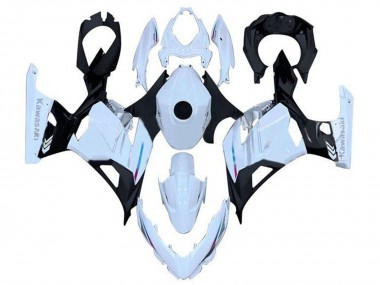 Carenagem Moto Kawasaki Ninja 400 2018-2024 - Branco Preto