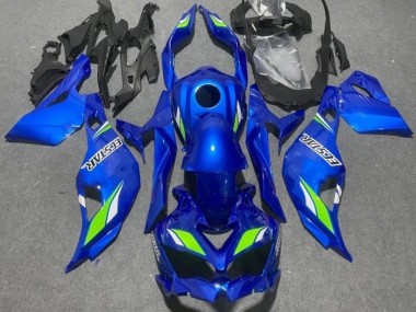 Carenagens Moto Kawasaki ZX25R ZX-25R 2019-2025 - Azul Verde Ecstar