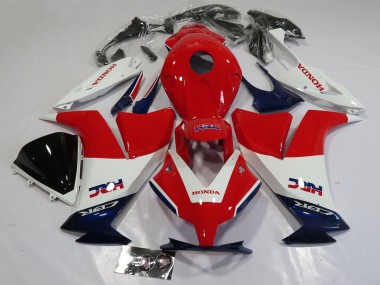 Carenagens Moto Honda CBR1000RR 2012-2016 - Branco Vermelho Azul Escuro HRC