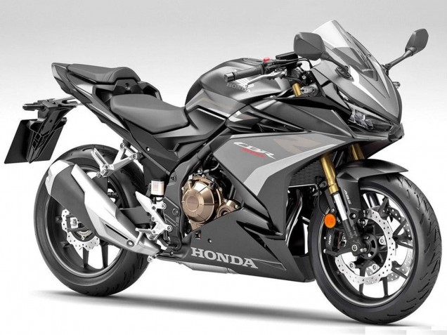 Carenagens Moto Honda CBR500R 2019-2021 - Prata Preto Fosco