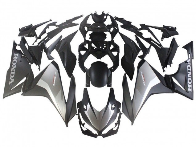 Carenagens Moto Honda CBR500R 2019-2021 - Prata Preto Fosco