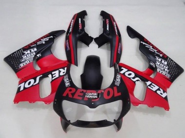 Carenagens Moto Honda CBR900RR 893 1994-1995 - Vermelho Preto Fosco Branco Repsol