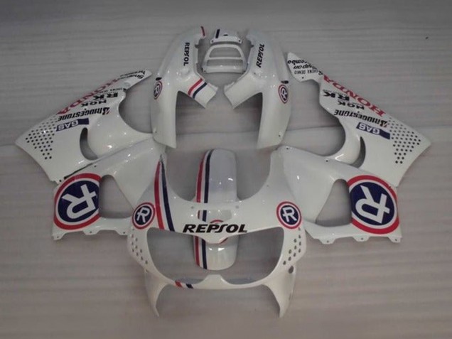 Carenagens Moto Honda CBR900RR 893 1994-1995 - Branco Vermelho Azul Repsol