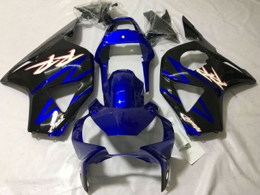 Carenagens Moto Honda CBR900RR 954 2002-2003 - Azul Preto Brilhante