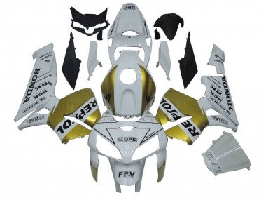 Carenagens Moto Honda CBR600RR 2005-2006 - Branco Ouro Repsol