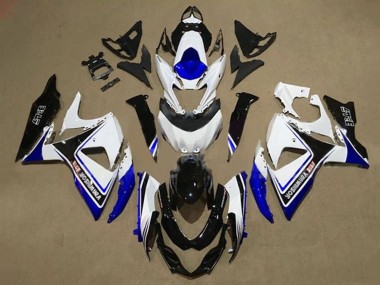 Carenagens Moto Suzuki GSXR 1000 2009-2016 - Branco Azul Preto Yoshimura