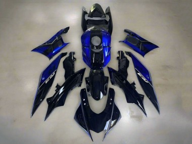Carenagens Moto Yamaha YZF R3/R25 2019-2021 - Azul Azul Brilhante Escuro