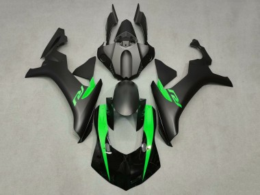 Carenagens Moto Yamaha YZF 1000 R1 2020-2025 - Preto Brilhante Preto Fosco Verde